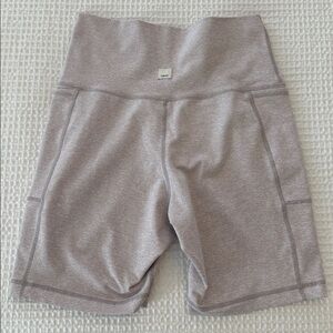 Women's High-Waisted Gray Shorts